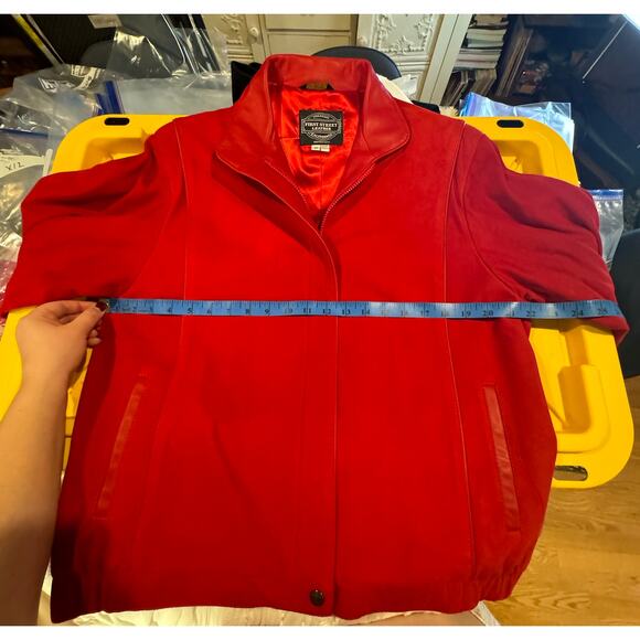 VTG Leather Jacket‎ 1980s Solvang First Street Leather Lambskin Suede L Designer - Picture 8 of 15